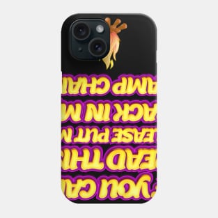 Funny If You Can Read This Put Me Back Camp Camping Phone Case