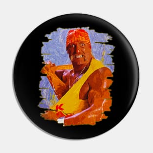 Hulk hogan | 90s WWE | Brush Art Pin