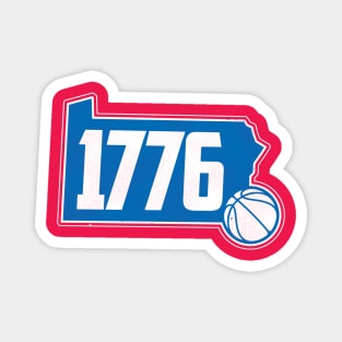 1776 Basketball Magnet