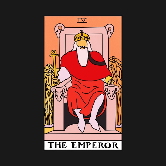 The Emperor Tarot Card by ThingRubyDoes