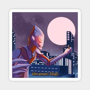 Imitation Ultraman! - 80S ANIME AESTHETIC CONCEPT Magnet