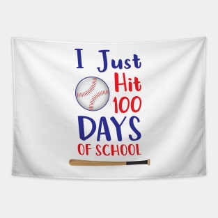 I Just Hit 100 Days of School Tapestry