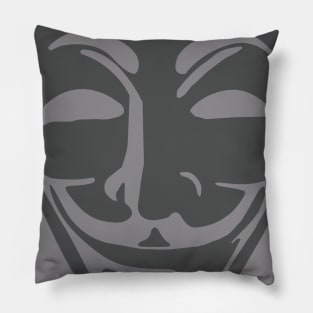 I am devil | The original mask face t shirt design | Gray version Pillow