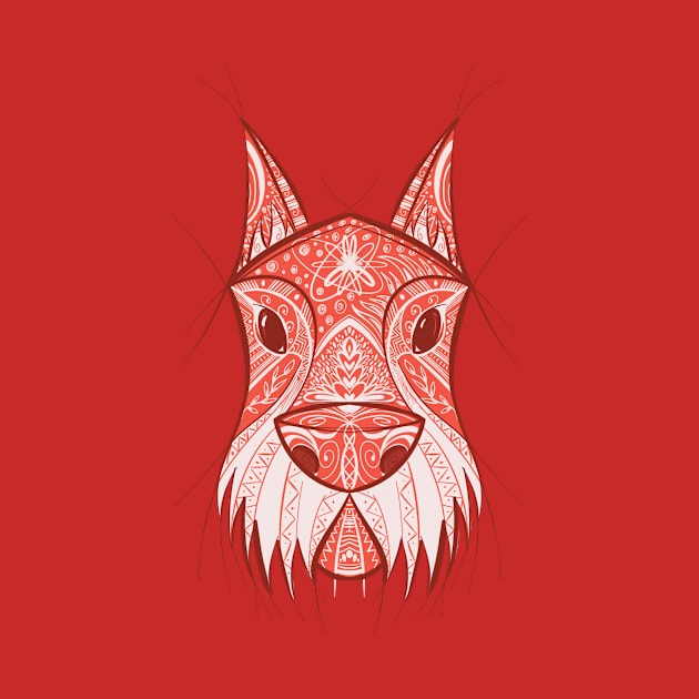 Dog - Chinese Zodiac - Animal Drawing by Red Fody