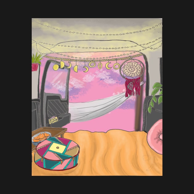 Camper Van Life - cloudy day by Ethereal Designs