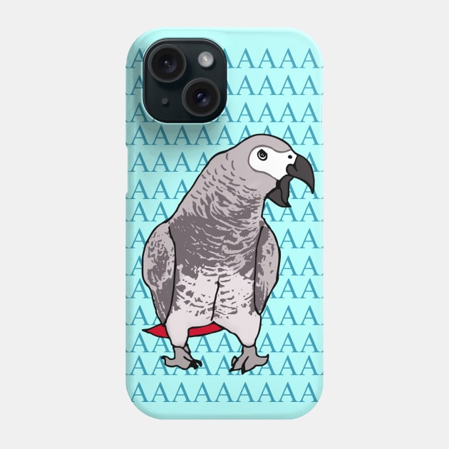 African grey parrot AAAAA Phone Case by FandomizedRose