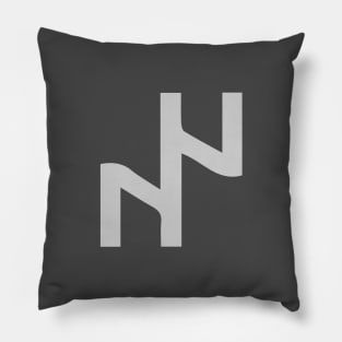 𐰤 - Letter N (v2) - Old Turkic Alphabet Pillow