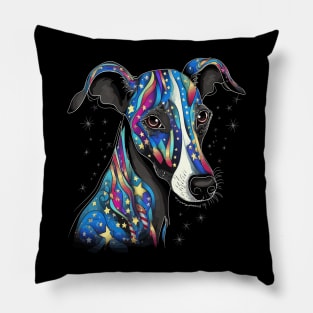 Patriotic Whippet Pillow