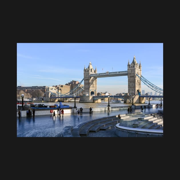 People at Thames Victoria embankment by lena-maximova