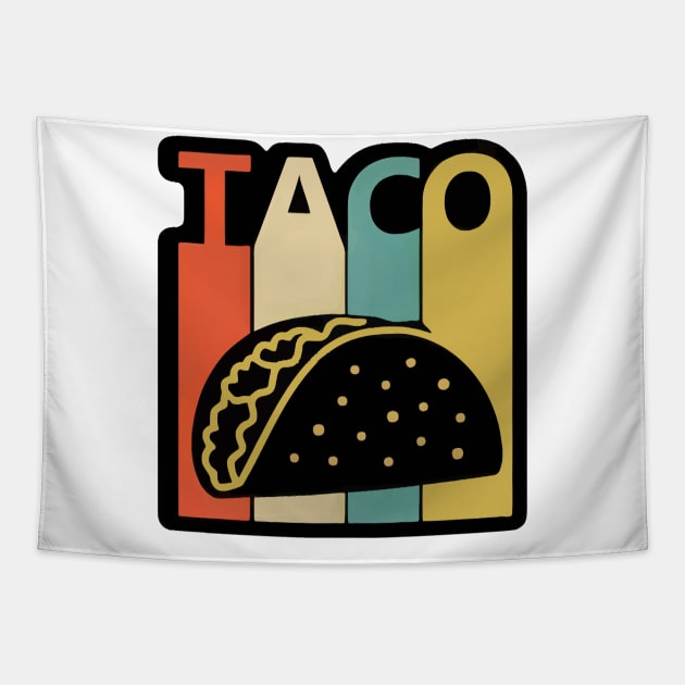 Vintage Taco Tapestry by egoandrianooi9