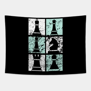 Chess figures Tapestry