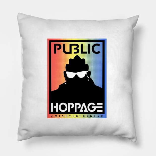 Public Hoppage Clothing Pillow by Mindy’s Beer Gear