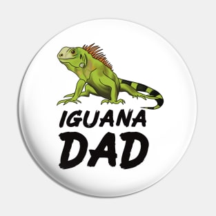 Iguana Dad for Iguana Lovers, Black Pin