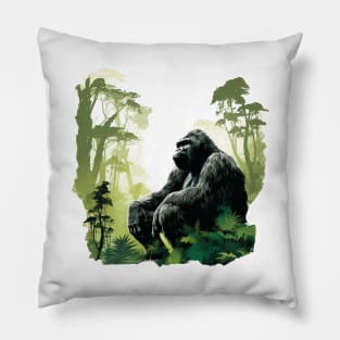 Black Gorilla Pillow