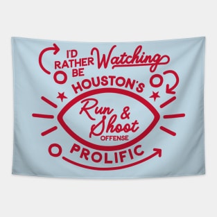 Houston Oilers Run & Shoot Offense Tapestry