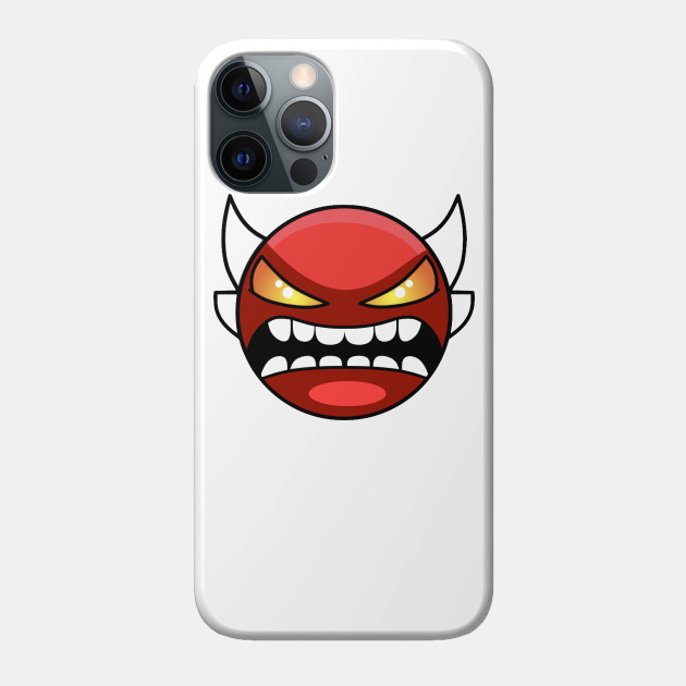 Extreme demon icon - Geometry Dash - Phone Case