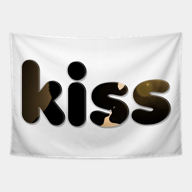 kiss Tapestry by afternoontees