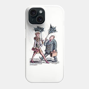 New Yorkers Cheap Umbrellas Phone Case