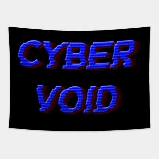 Glitch Cyber Hacker Aesthetic Tapestry