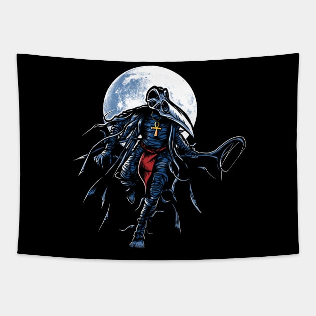 Nocturnal Diety Tapestry by AndreusD