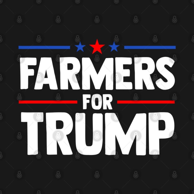 Farmers for Trump 2024 American Election Pro Trump Farmers by Emily Ava 1