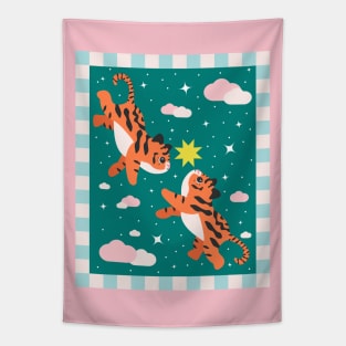 Cute tigers Tapestry