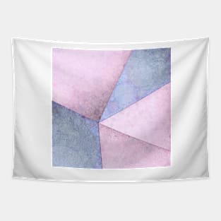 Pink and Blue Squares Tapestry