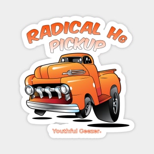 Radical Hg Pickup Cartoon Car Toon Magnet