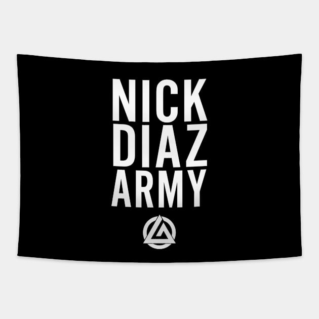 Nick Diaz Army Tapestry by cagerepubliq