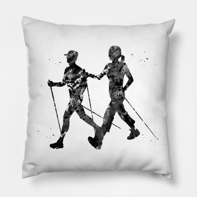 Nordic walking Pillow by erzebeth