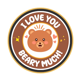 Cute I Love Your Beary Much Tshirt, Cute Bear Love T-Shirt