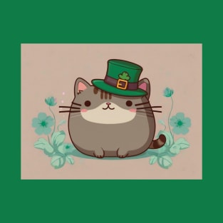 St. Patrick's day pusheen T-Shirt