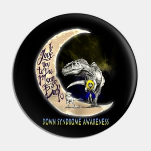 down syndrome awareness dinosaur moon Pin