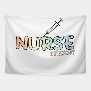 Nurse Student Rainbow Tapestry