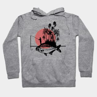 Gill McFinns Mythical Fishing Catch Funny Hoodie Hooded Sweatshirt