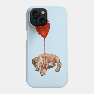 Valentine dog Phone Case