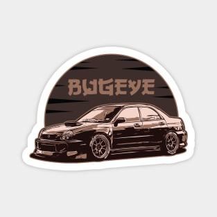 Subie Bugeye JDM Sport Car Magnet