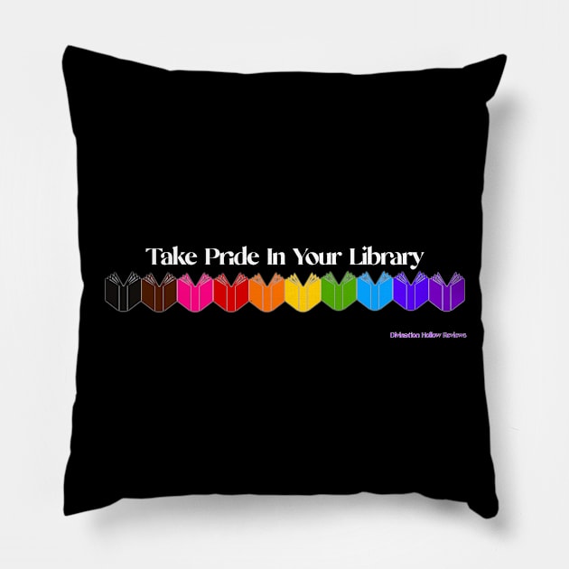 Take Pride In Your Library Pride Month Design Pillow by Divination Hollow Reviews