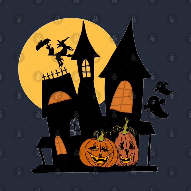 Pumpkin Haunted Mansion by ShubShank