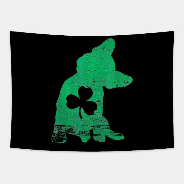 French Bulldog Shamrock St Patricks Day Frenchie Dog Lover Tapestry by huldap creative