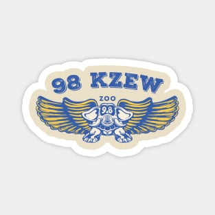 Vintage 70s KZEW 98 Dallas Magnet