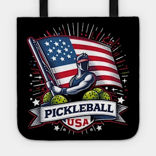 American Flag Pickleball USA Patriot Tote