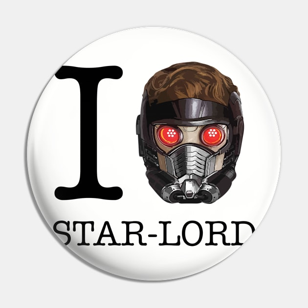 I Love Star Lord Guardians of the Galaxy Pin by Rebus28