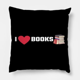 I Love books/I Heart Books Pillow