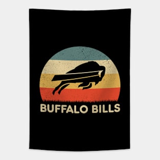 Retro Sunset Buffalo Bills Tapestry