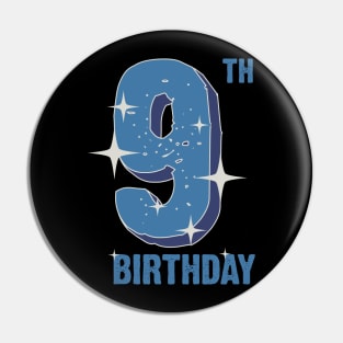 9th birthday for boys Pin