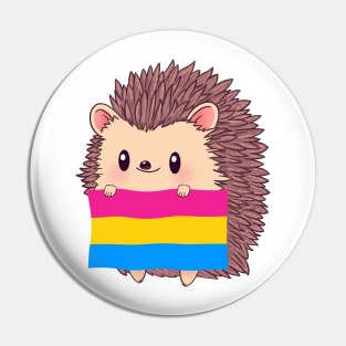 Hedgehog Pansexual Pride Pin