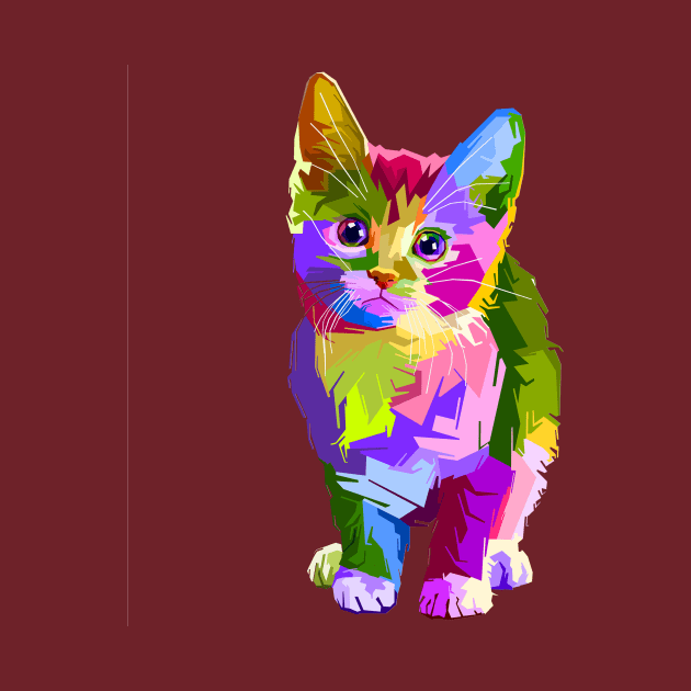 Colourful cat by GPY_Industries