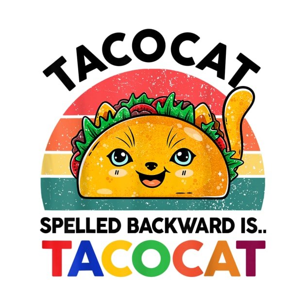 Taco Cat Kids Funny Shirt Cinco De Mayo Mexican by FêriStore'