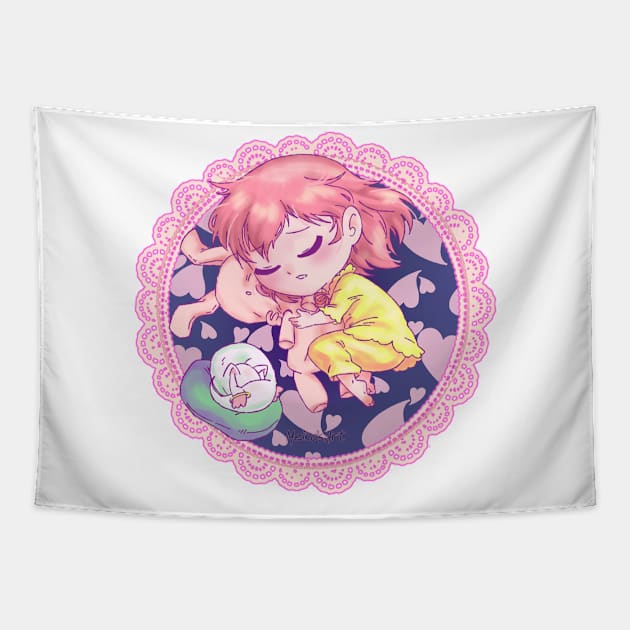 Good Night, Madoka Tapestry by MeikosArt